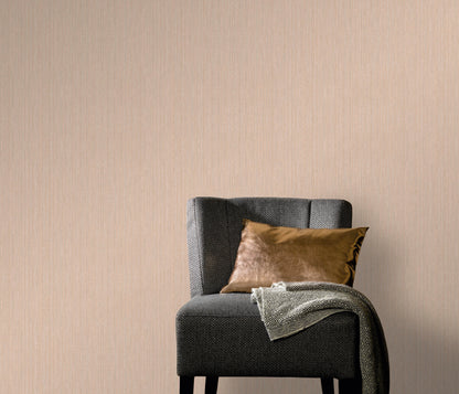 VEER DECOR Fine Vertical Linen Texture Wallpaper Texture Transitional orange  Wallpaper - VRPH004-1059