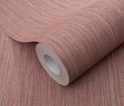 VEER DECOR Fine Vertical Linen Texture Wallpaper Texture Transitional red  Wallpaper - VRPH006-1059