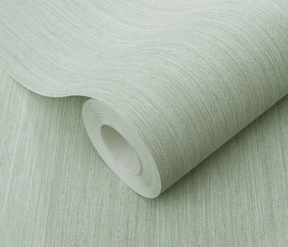 VEER DECOR Fine Vertical Linen Texture Wallpaper Texture Transitional green  Wallpaper - VRPH007-1059