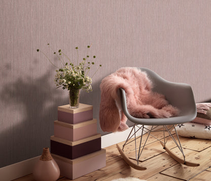 VEER DECOR Fine Vertical Linen Texture Wallpaper Texture Transitional purple  Wallpaper - VRPH009-1059