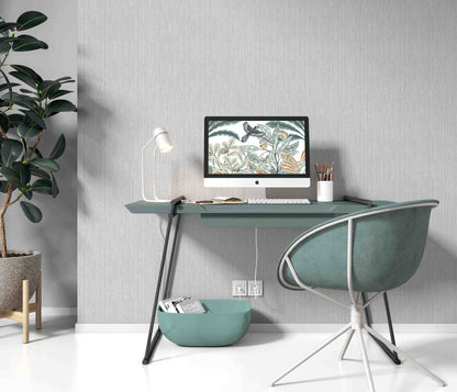 VEER DECOR Fine Vertical Linen Texture Wallpaper Texture Transitional grey  Wallpaper - VRPH010-1059