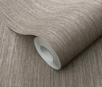 VEER DECOR Fine Vertical Linen Texture Wallpaper Texture Transitional brown  Wallpaper - VRPH011-1059