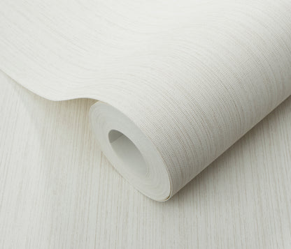 VEER DECOR Fine Vertical Linen Texture Wallpaper Texture Transitional cream  Wallpaper - VRPH014-1059