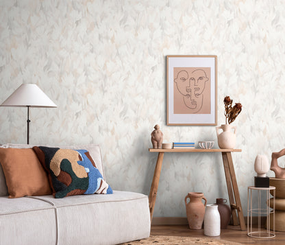 VEER DECOR Sylvan Blooms Wallpaper Floral Transitional beige  Wallpaper - VRPH602-1058