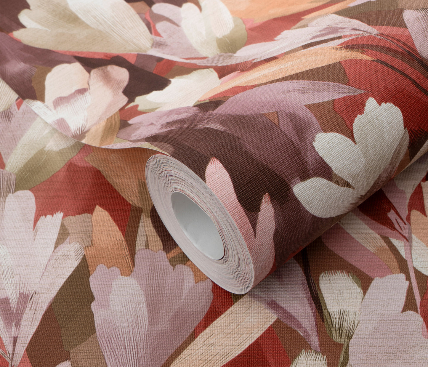 VEER DECOR Sylvan Blooms Wallpaper Floral Transitional red  Wallpaper - VRPH606-1058