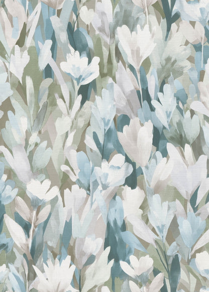 VEER DECOR Sylvan Blooms Wallpaper Floral Transitional green  Wallpaper - VRPH607-1058