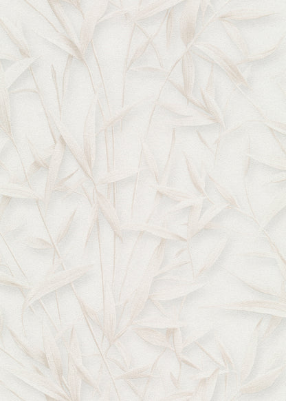 VEER DECOR Sylvan Bamboo Fronds Wallpaper Tropical; Botanical Transitional beige  Wallpaper - VRPH702-1058