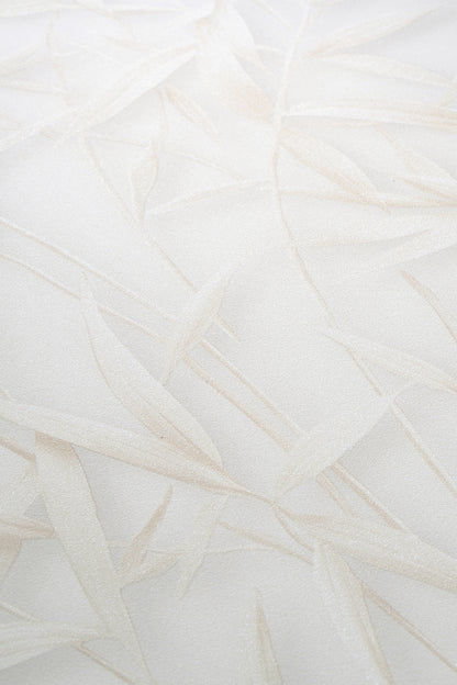 VEER DECOR Sylvan Bamboo Fronds Wallpaper Tropical; Botanical Transitional beige  Wallpaper - VRPH702-1058