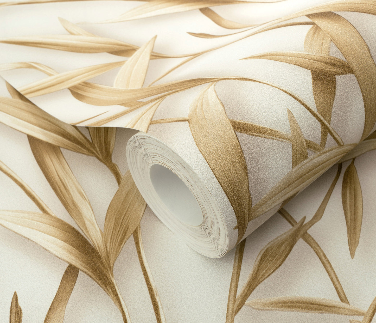 VEER DECOR Sylvan Bamboo Fronds Wallpaper Tropical; Botanical Transitional brown  Wallpaper - VRPH711-1058