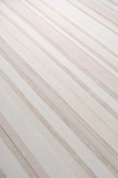 VEER DECOR Soft Watercolor Stripe Wallpaper Stripes Transitional pink  Wallpaper - VRPH805-1058