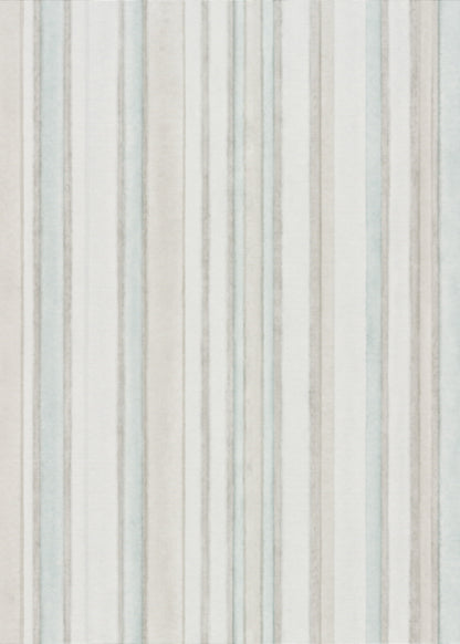 VEER DECOR Soft Watercolor Stripe Wallpaper Stripes Transitional petroleum  Wallpaper - VRPH819-1058