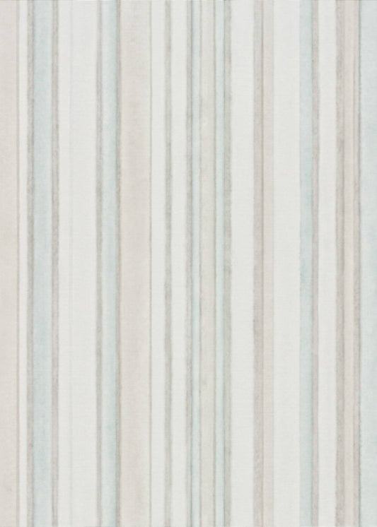 VEER DECOR Soft Watercolor Stripe Wallpaper Stripes Transitional petroleum  Wallpaper - VRPH819-1058