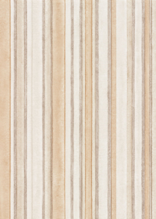 VEER DECOR Soft Watercolor Stripe Wallpaper Stripes Transitional hazel  Wallpaper - VRPH832-1058