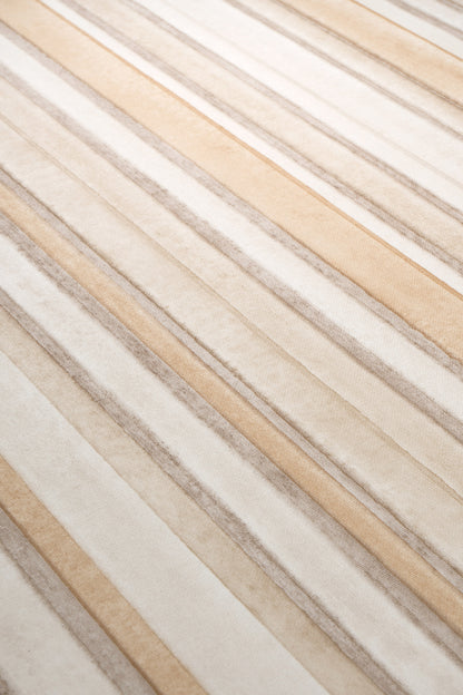 VEER DECOR Soft Watercolor Stripe Wallpaper Stripes Transitional hazel  Wallpaper - VRPH832-1058