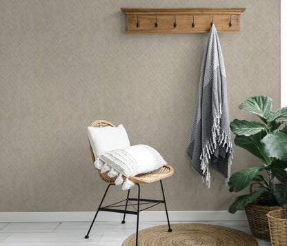 VEER DECOR Rythmic Chevron Stripe Wallpaper Chevron; Texture; Stripes Transitional brown  Wallpaper - VRPH911-1058