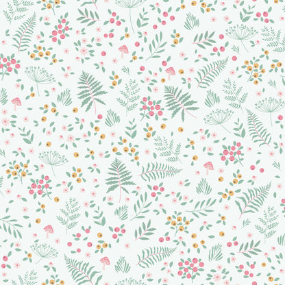 VEER DECOR Bramble & Bloom Pink Wallpaper Kids;,Nurseries Kids Rooms, Nurseries Pink  Wallpaper - VRSD03-66