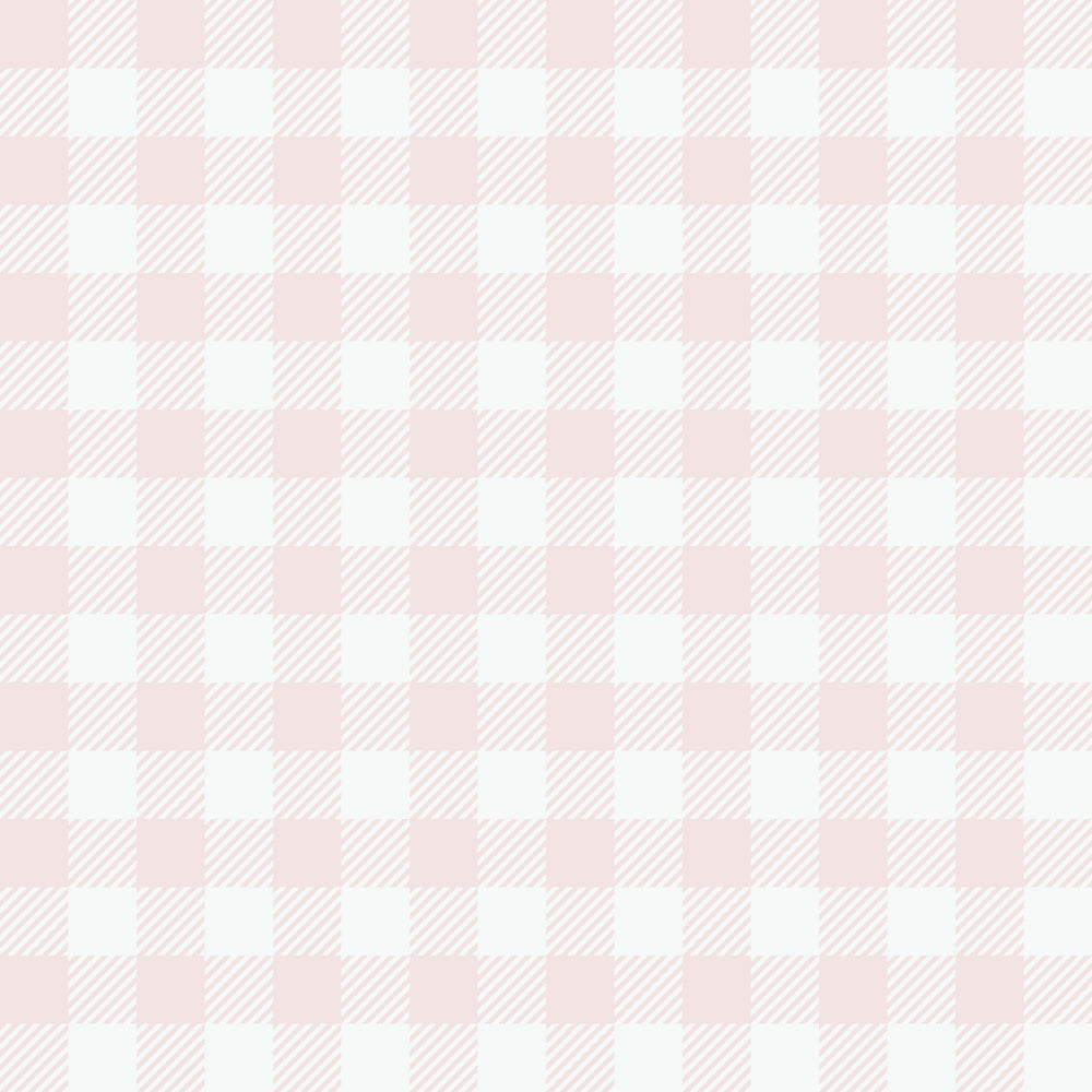 VEER DECOR Heritage Gingham Pink Wallpaper Kids;,Nurseries Kids Rooms, Nurseries Pink  Wallpaper - VRSD03-68