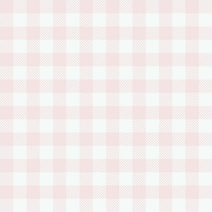 VEER DECOR Heritage Gingham Pink Wallpaper Kids;,Nurseries Kids Rooms, Nurseries Pink  Wallpaper - VRSD03-68