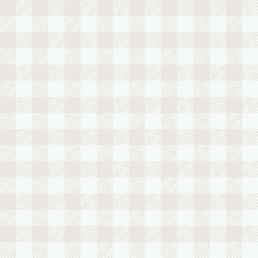VEER DECOR Heritage Gingham Beige Wallpaper Kids;,Nurseries Kids Rooms, Nurseries Beige  Wallpaper - VRSD07-68