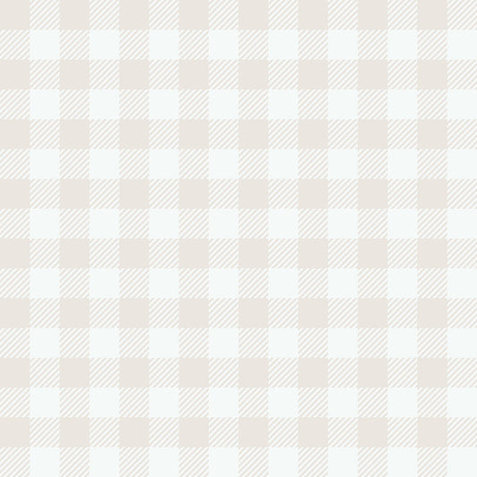 VEER DECOR Heritage Gingham Beige Wallpaper Kids;,Nurseries Kids Rooms, Nurseries Beige  Wallpaper - VRSD07-68