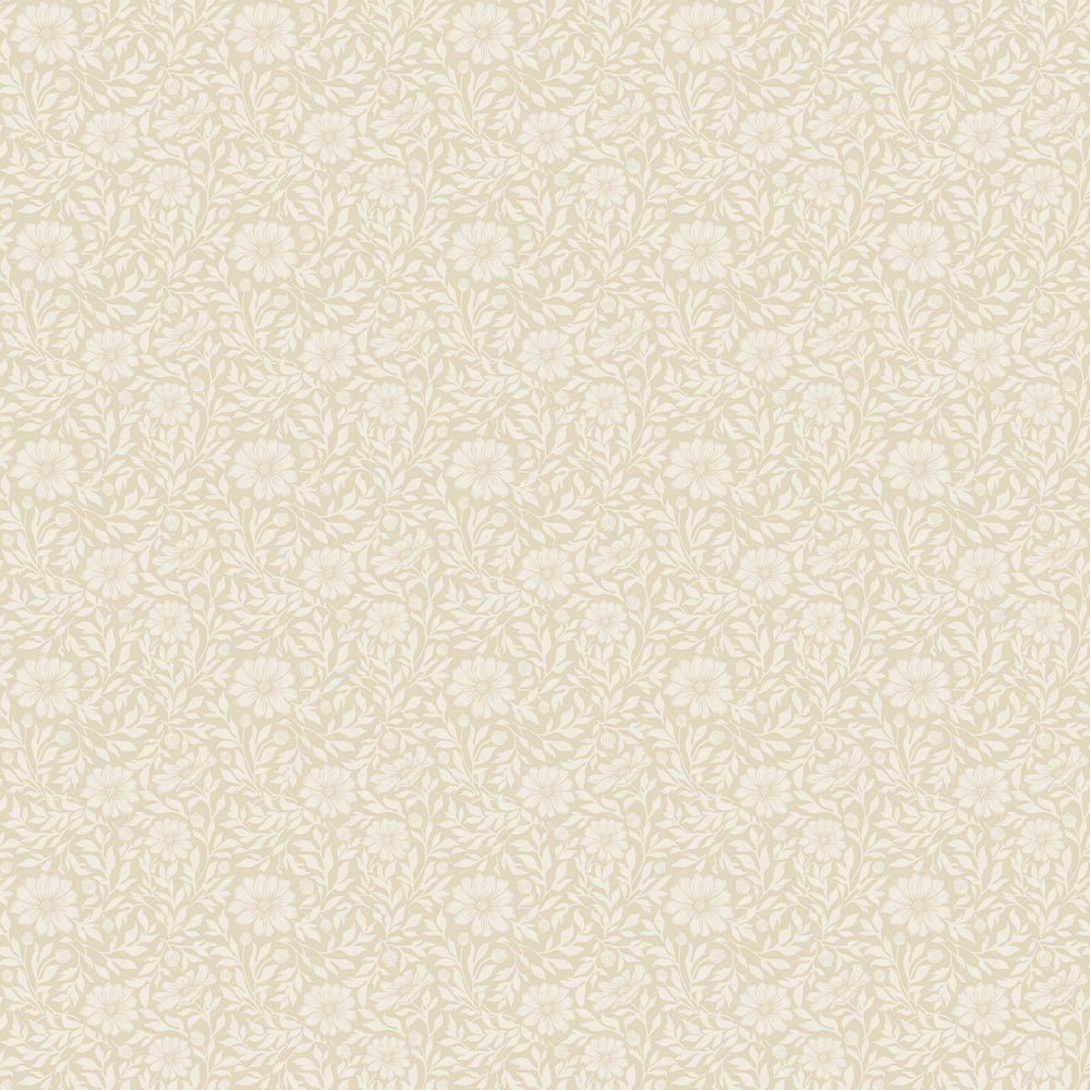 VEER DECOR Heritage Floral Beige Wallpaper Kids;,Nurseries Kids Rooms, Nurseries Beige  Wallpaper - VRSD07-88