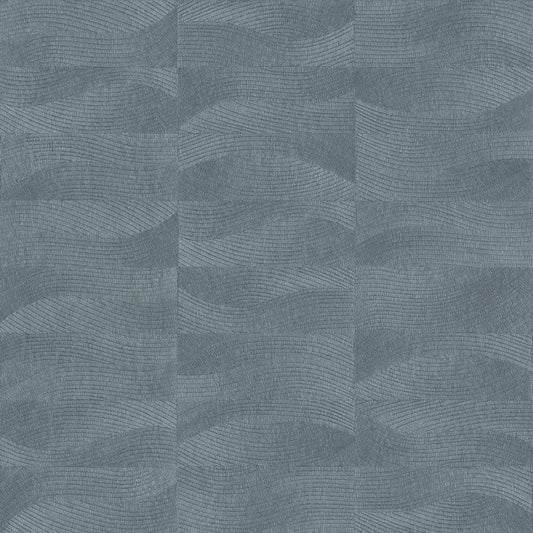 VEER DECOR Terra Tide Geo Texture Blue Fusion Wallpaper Geometric Contemporary/Modern Blue  Wallpaper - VRTN25-290
