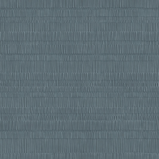 VEER DECOR Pleated Origami Texture Blue Fusion Wallpaper Geometric Transitional, Contemporary Blue  Wallpaper - VRTN34-290