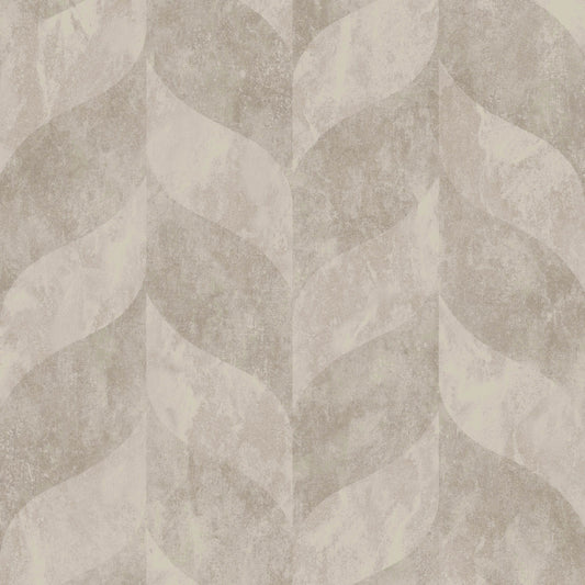 VEER DECOR Harlow Geo Taupe Wallpaper Geometric; Stripe; Chevron Transitional; Traditional Taupe  Wallpaper - VRVZ408-92