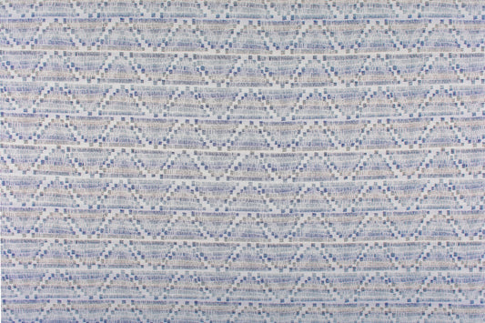 SCALAMANDRE OUTLET  FABRIC LIGHT DANCE  FABRIC BLUES   - VW 0001CO14