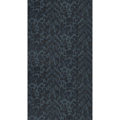 CLARKE AND CLARKE FELIS PRINT---ANIMAL SKINS BLUE,,   - W0115/07.CAC.0