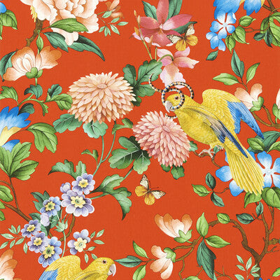 CLARKE AND CLARKE GOLDEN PARROT WP PRINT--ANIMAL/INSECTS-NOVELTY MULTI,RED,   - W0130/01.CAC.0