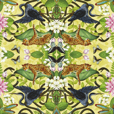 CLARKE AND CLARKE WONDERLUST WP PRINT--ANIMAL/INSECTS-NOVELTY MULTI,YELLOW,   - W0136/01.CAC.0