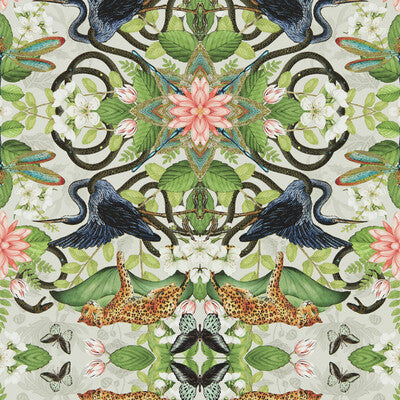 CLARKE AND CLARKE WONDERLUST WP PRINT--ANIMAL/INSECTS-NOVELTY MULTI,GREY,   - W0136/02.CAC.0