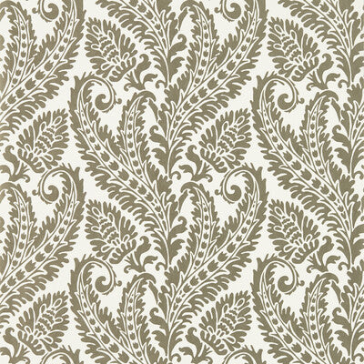 CLARKE AND CLARKE REGALE PRINT--DAMASK-METALLIC NEUTRAL,GOLD,   - W0161/02.CAC.0