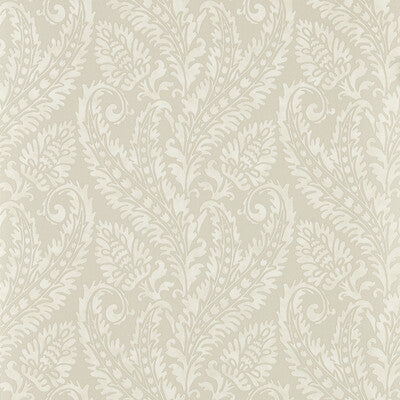 CLARKE AND CLARKE REGALE PRINT--DAMASK-METALLIC TAUPE,SILVER,   - W0161/03.CAC.0