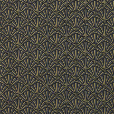 CLARKE AND CLARKE CHRYSLER PRINT--GEOMETRIC-METALLIC BLACK,,   - W0164/01.CAC.0