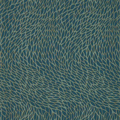 CLARKE AND CLARKE CORALLINO PRINT--METALLIC-ANIMAL SKINS TEAL,GOLD,   - W0166/03.CAC.0