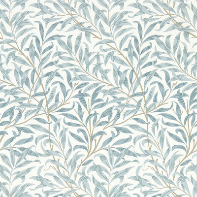 CLARKE AND CLARKE WILLOW BOUGHS PRINT---BOTANICAL & FLORAL GREY,WHITE,BEIGE   - W0172/04.CAC.0