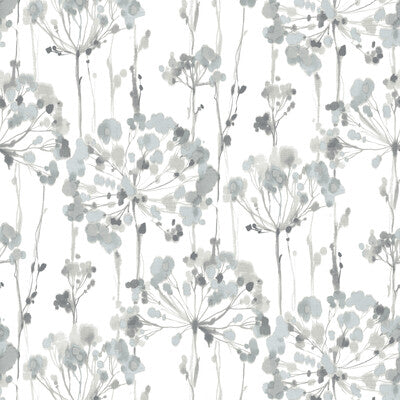 KRAVET DESIGN KRAVET DESIGN PRINT--BOTANICAL & FLORAL- BLUE,IVORY,CHARCOAL   - W3353.15.0