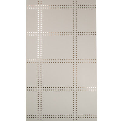 KRAVET DESIGN KRAVET DESIGN PRINT--DOTS-STRIPES LIGHT GREY,GOLD,METALLIC   - W3412.411.0