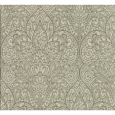 KRAVET DESIGN KRAVET DESIGN PRINT-GRASSCLOTH-DAMASK-METALLIC BEIGE,GOLD,METALLIC   - W3467.16.0