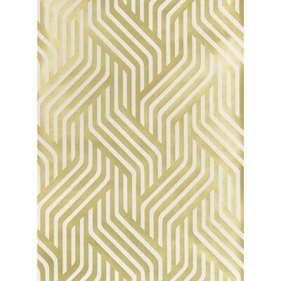 KRAVET COUTURE PROXMIRE PRINT--MODERN-GEOMETRIC GOLD,WHITE,METALLIC   - W3477.4.0