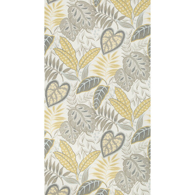 KRAVET DESIGN JASMINE PRINT-GRASSCLOTH--BOTANICAL & FLORAL BEIGE,WHITE,YELLOW   - W3497.416.0