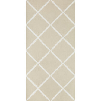 KRAVET DESIGN IKATRELLIS PRINT-GRASSCLOTH-DIAMOND-IKAT/SOUTHWEST/KILIMS BEIGE,WHITE,   - W3504.16.0