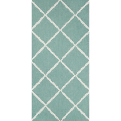 KRAVET DESIGN IKATRELLIS PRINT-GRASSCLOTH-DIAMOND-IKAT/SOUTHWEST/KILIMS GREEN,WHITE,   - W3504.3.0