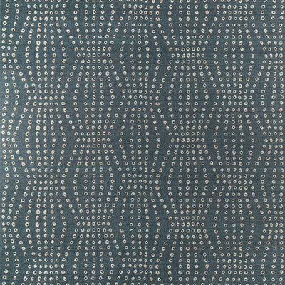 KRAVET COUTURE PUKA PRINT-GRASSCLOTH-GEOMETRIC-METALLIC INDIGO,SILVER,   - W3572.50.0