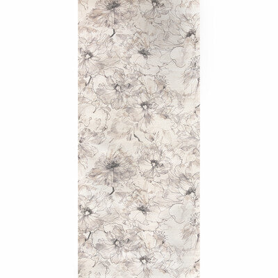 KRAVET COUTURE W-AYRLIES PRINT-GRASSCLOTH-BOTANICAL & FLORAL-METALLIC METALLIC,BEIGE,CHARCOAL   - W3577.16.0