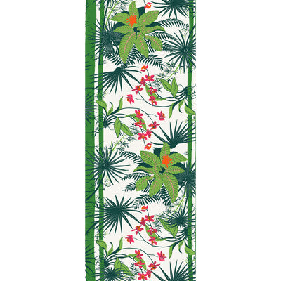 KRAVET COUTURE ORQUIDEA PRINT--BOTANICAL & FLORAL-TROPICAL WHITE,RED,GREEN   - W3580.319.0