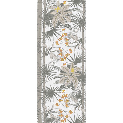 KRAVET COUTURE ORQUIDEA PRINT--BOTANICAL & FLORAL-TROPICAL WHITE,YELLOW,GREY   - W3580.411.0