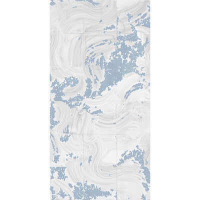 KRAVET COUTURE REARRANGEMENTS PRINT--MODERN-NOVELTY WHITE,LIGHT BLUE,LIGHT GREY   - W3581.15.0